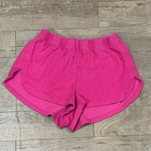 PacSun Minco Pink Terry Cloth Shorts Size Small